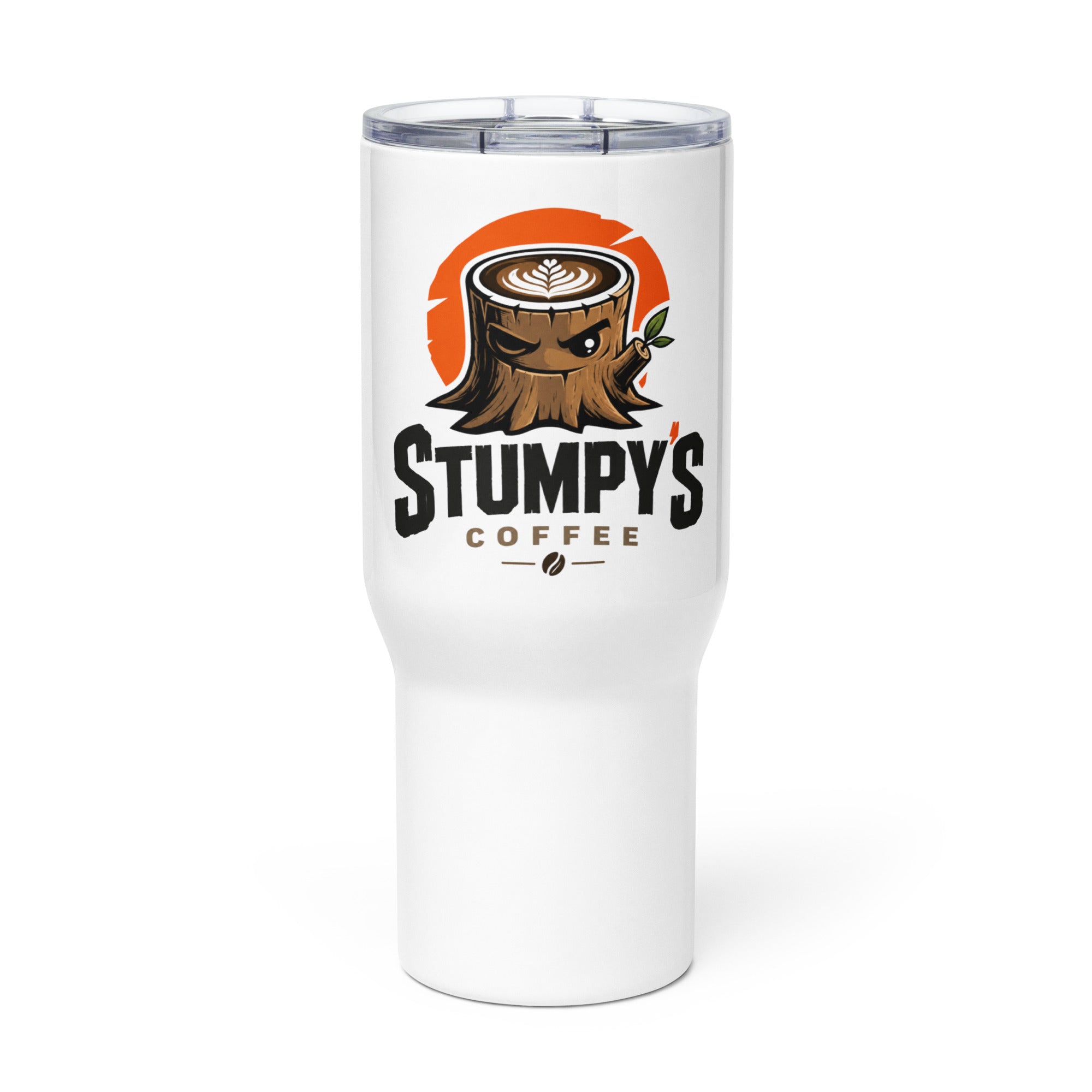 Travel mug with a handle – Stumpy's Coffee
